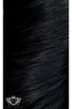 Jet Black - Elegant 14" Silk Seamless Clip In Human Hair Extensions 120g